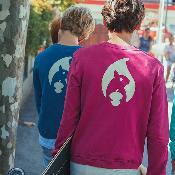 Sudadera Squirrel Frambuesa