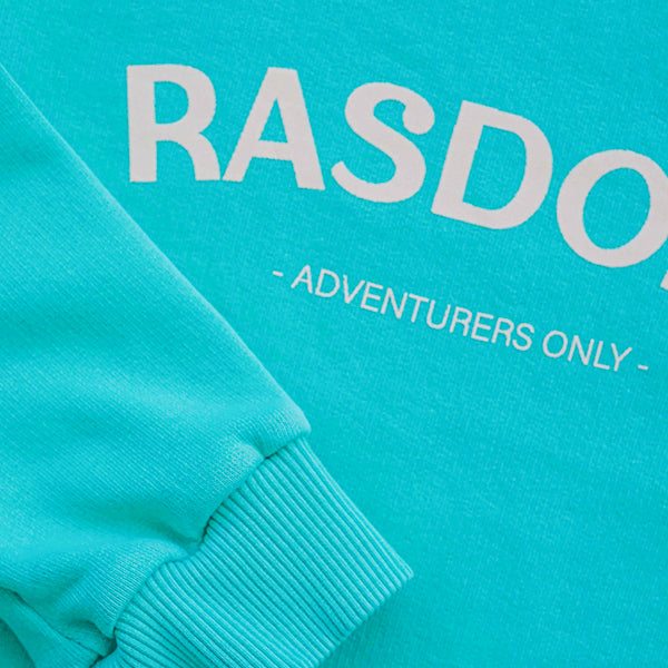 Sudadera Adventurers turquesa