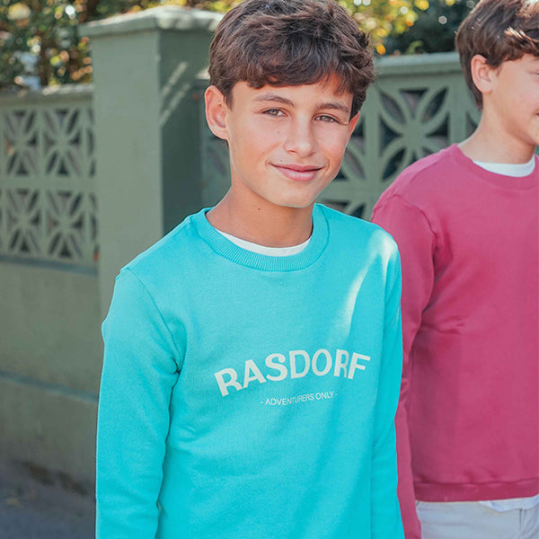 Sudadera Adventurers turquesa