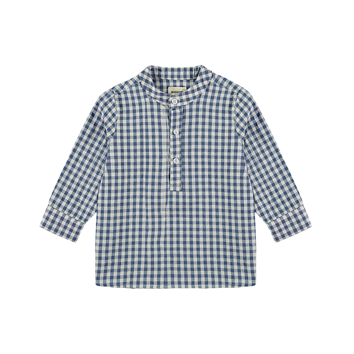 Camisa Mao Vichy Azul