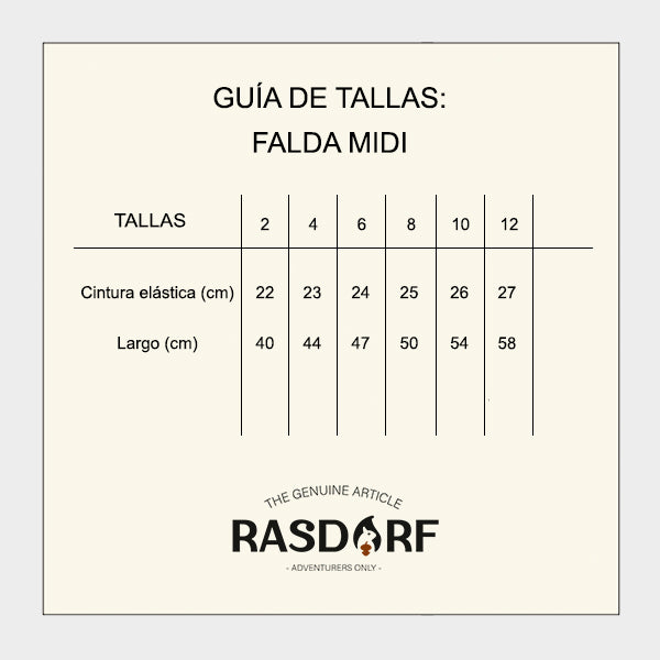 Falda vuelo MIDI