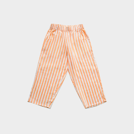 Pantalón de rayas orange