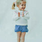 Jersey crudo con greca multicolor