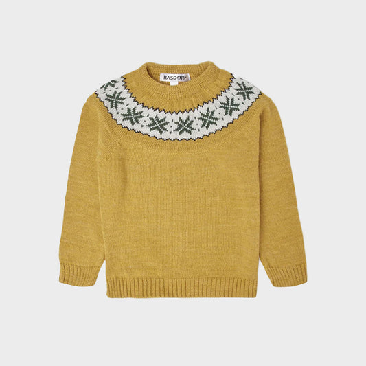 Greca Mustard Sweater