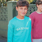 Sudadera Adventurers turquesa