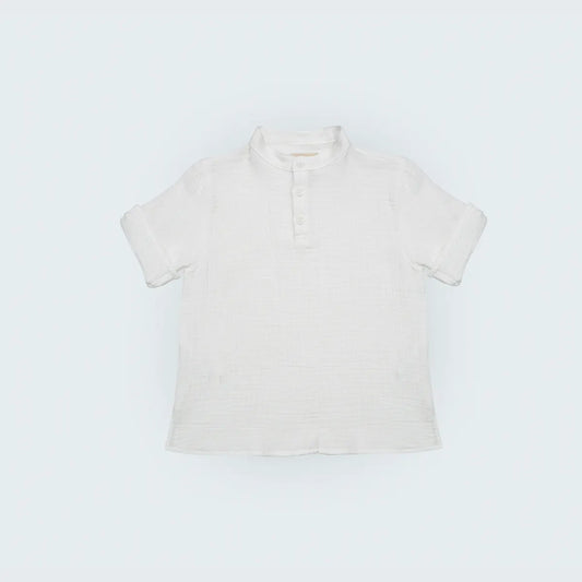 Camisa Mao Bambula blanca